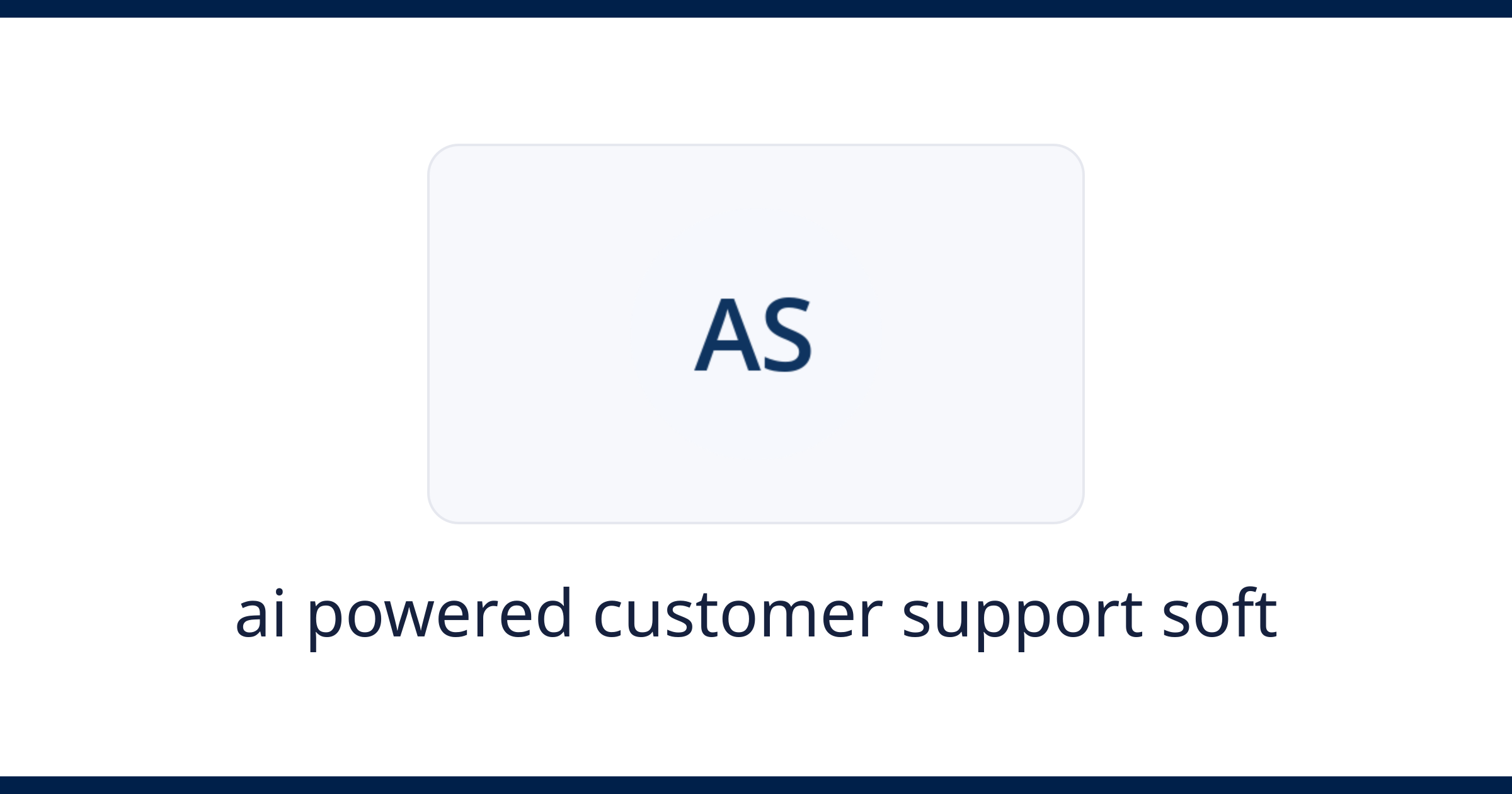 ai powered customer support software