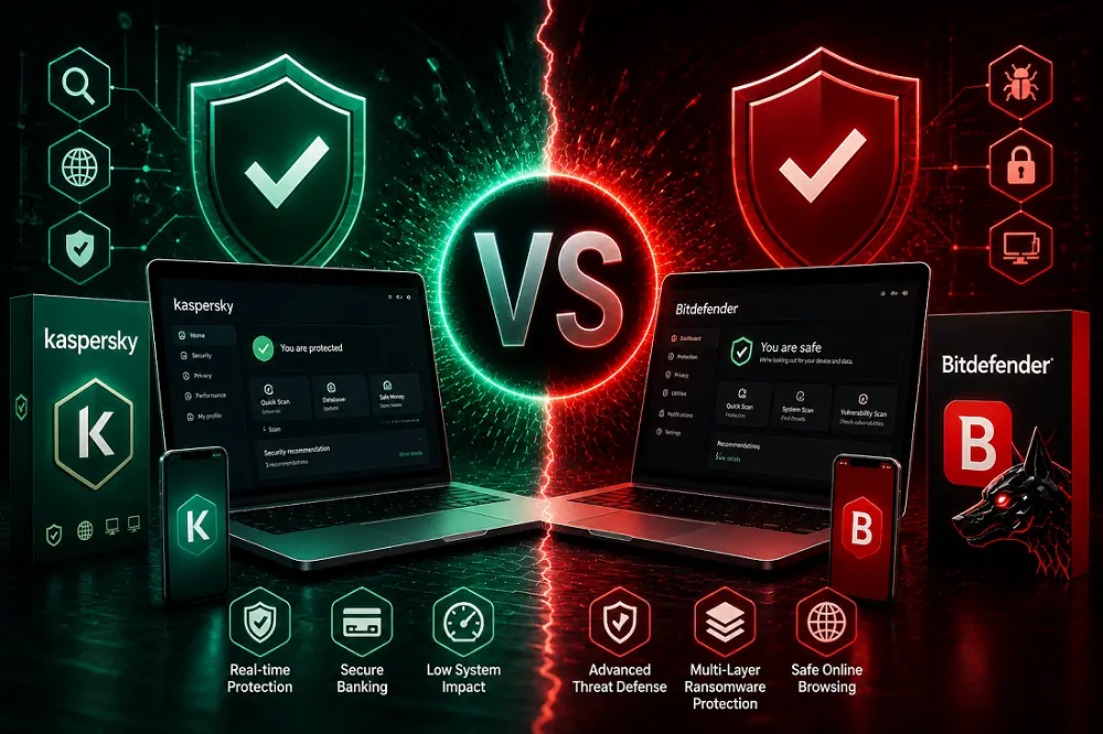 Core Feature Comparison of Bitdefender and Kaspersky Endpoint Security