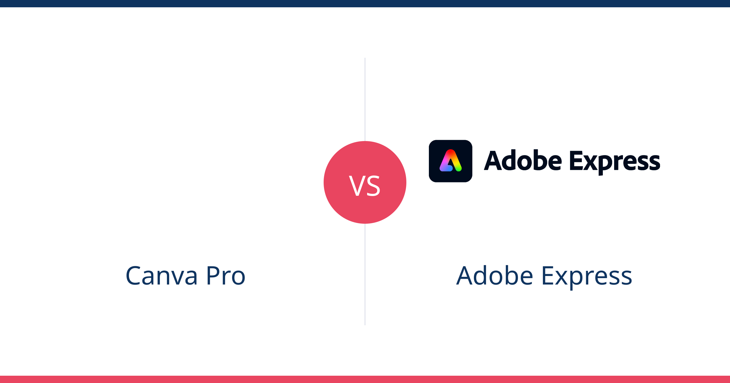 canva pro vs adobe express for social media managers