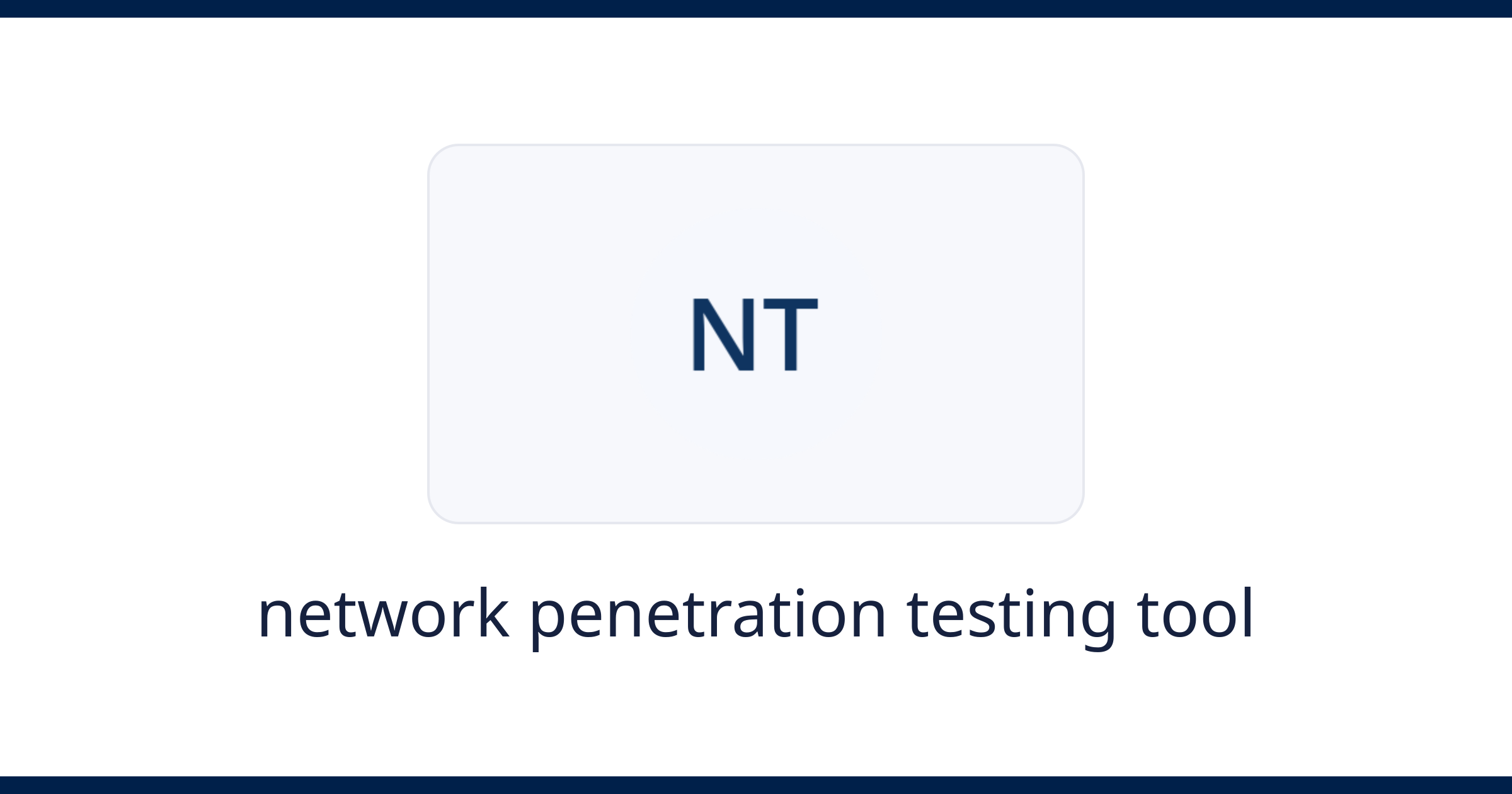 network penetration testing tools