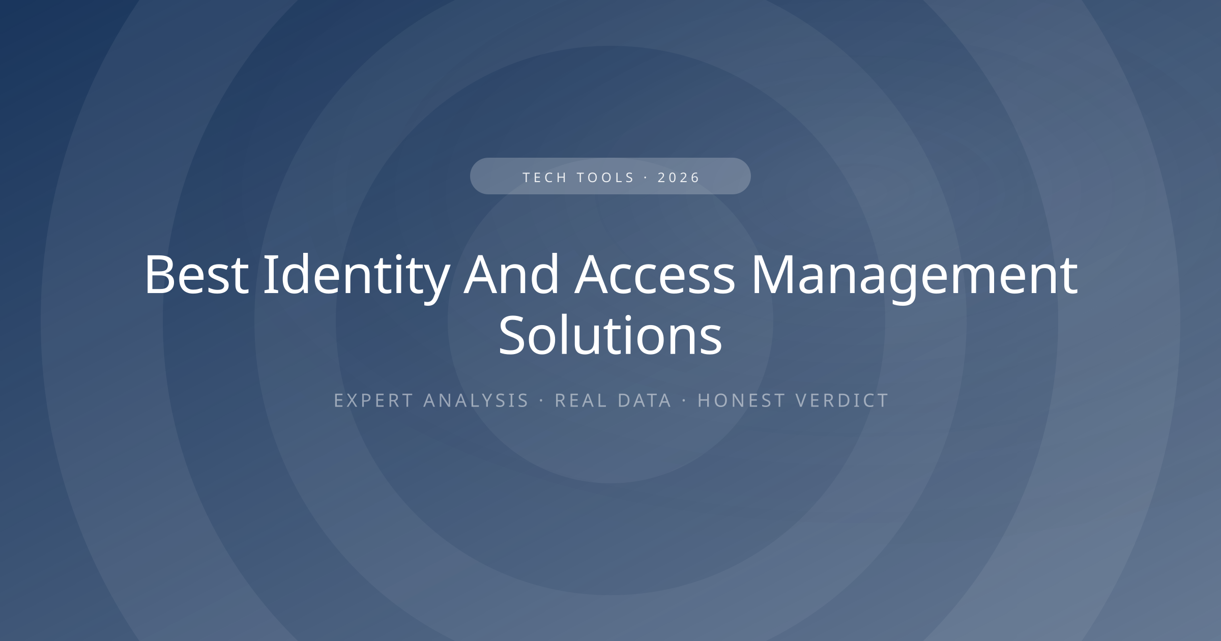 best identity and access management solutions