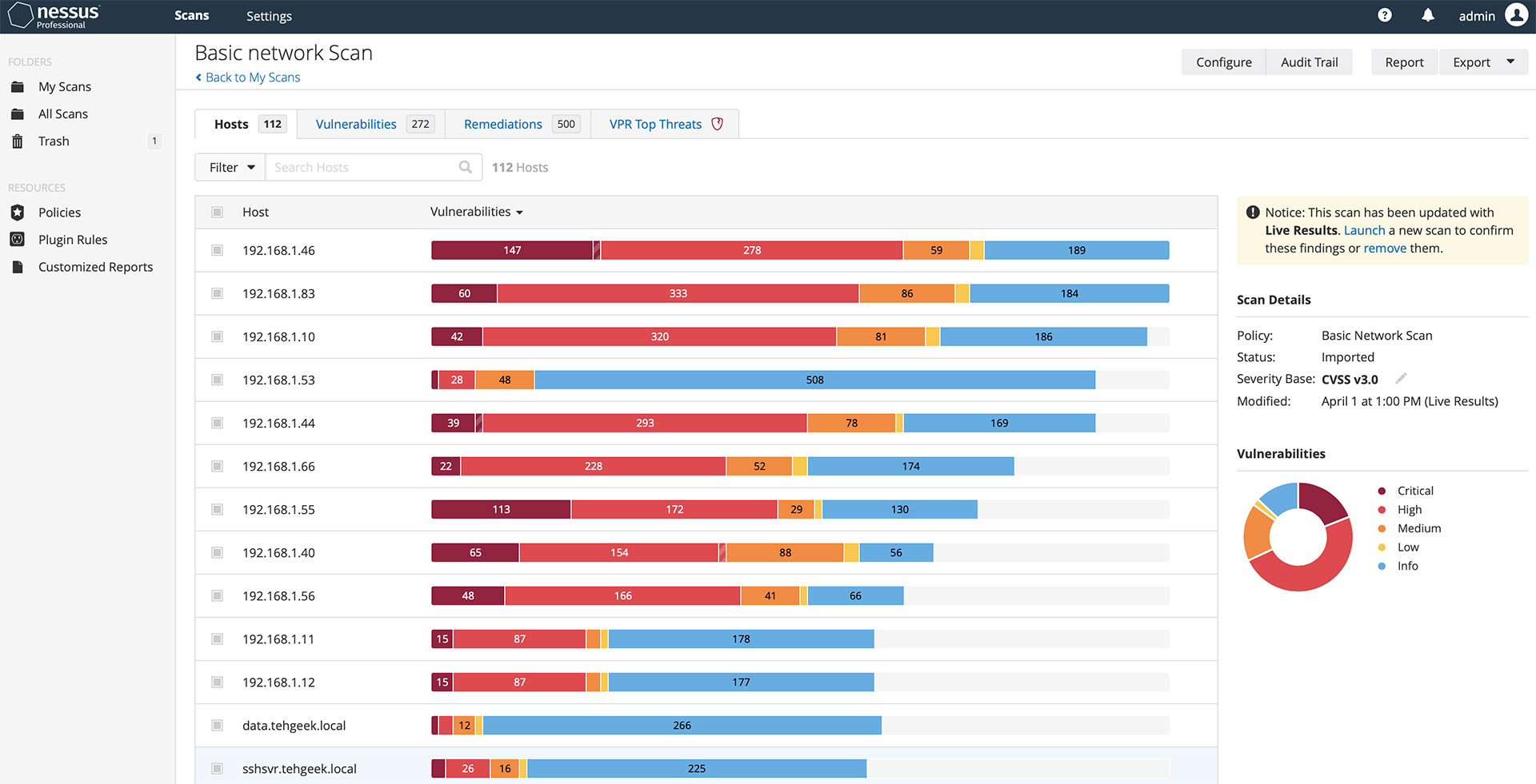 H2: Nessus: Security Scanning Capabilities for Emerging Startups