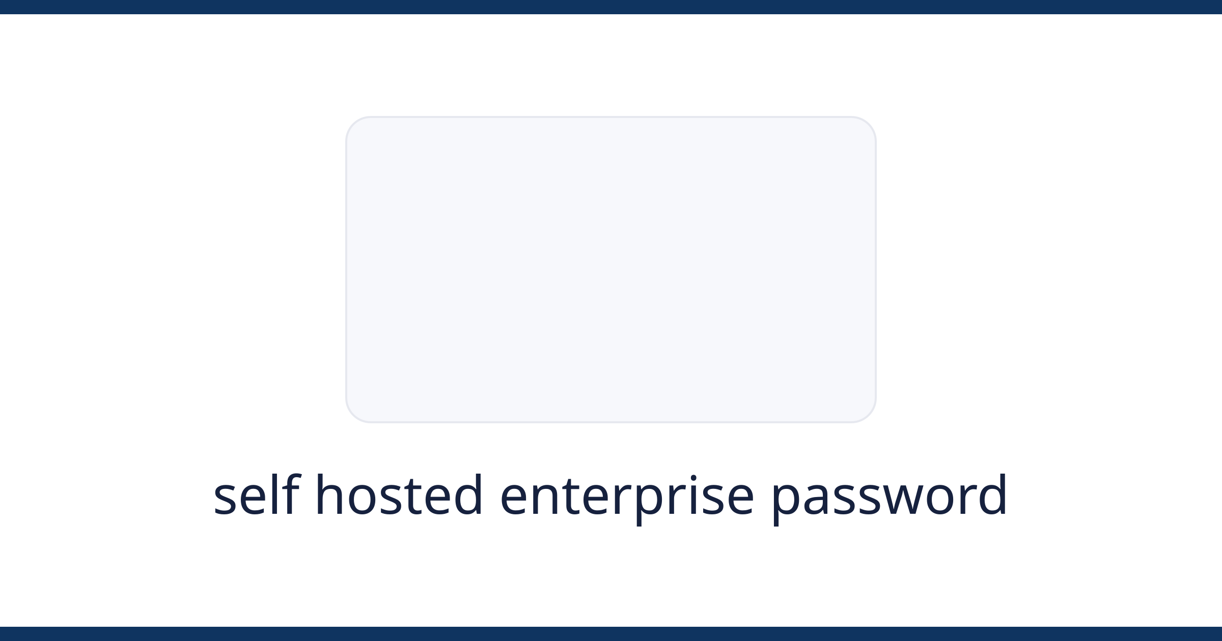 self hosted enterprise password manager alternative