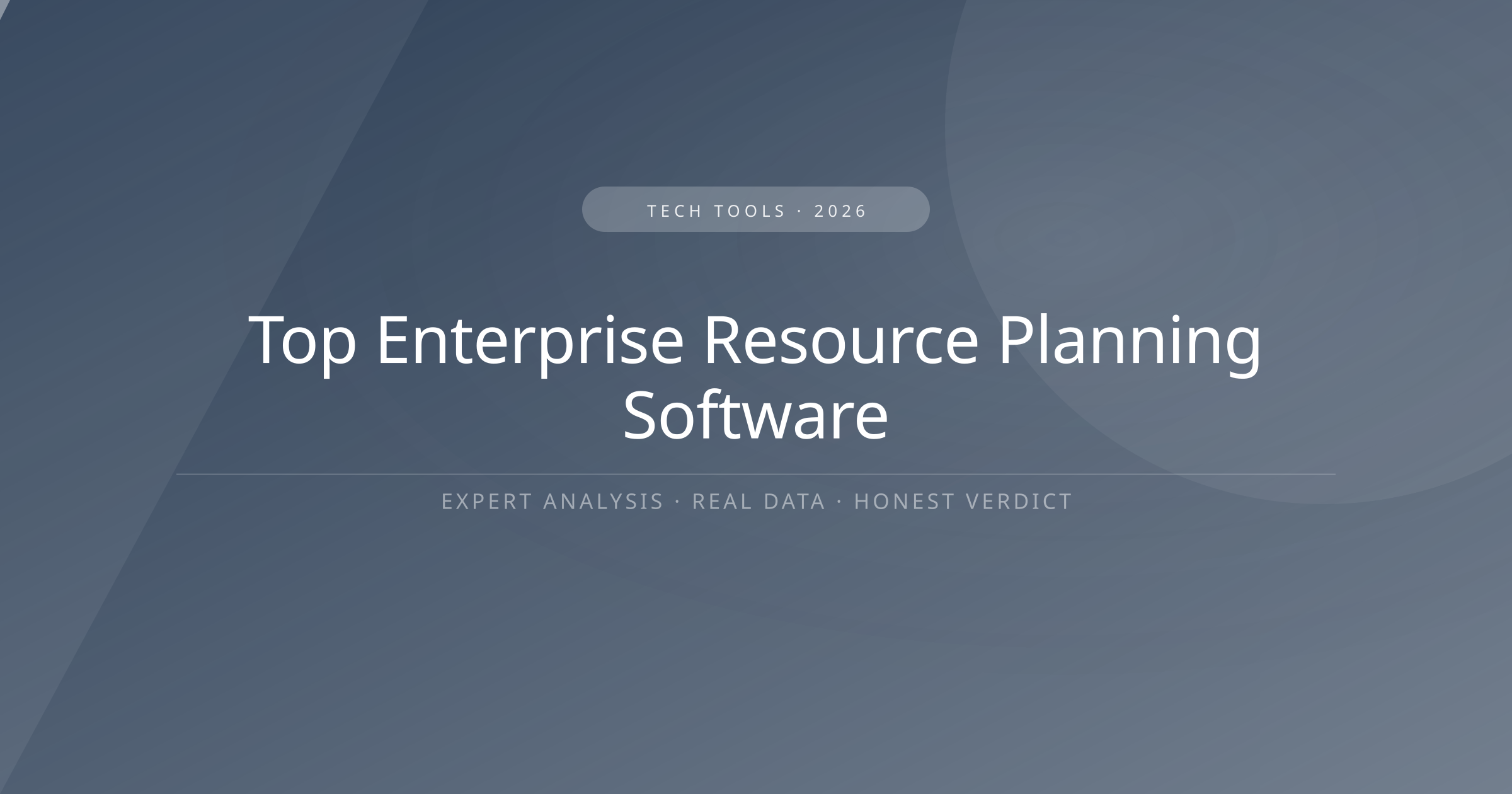 top enterprise resource planning software
